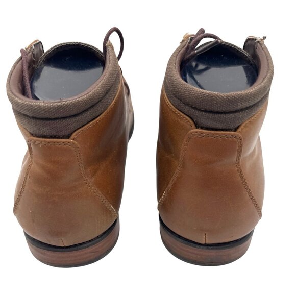 Parker & Sky Size 8 Lace-Up Mens Ankle Boots Brown - Picture 12 of 12